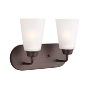 Generation 4415202 Kerrville 2-lt 12" Wall/Bath Light