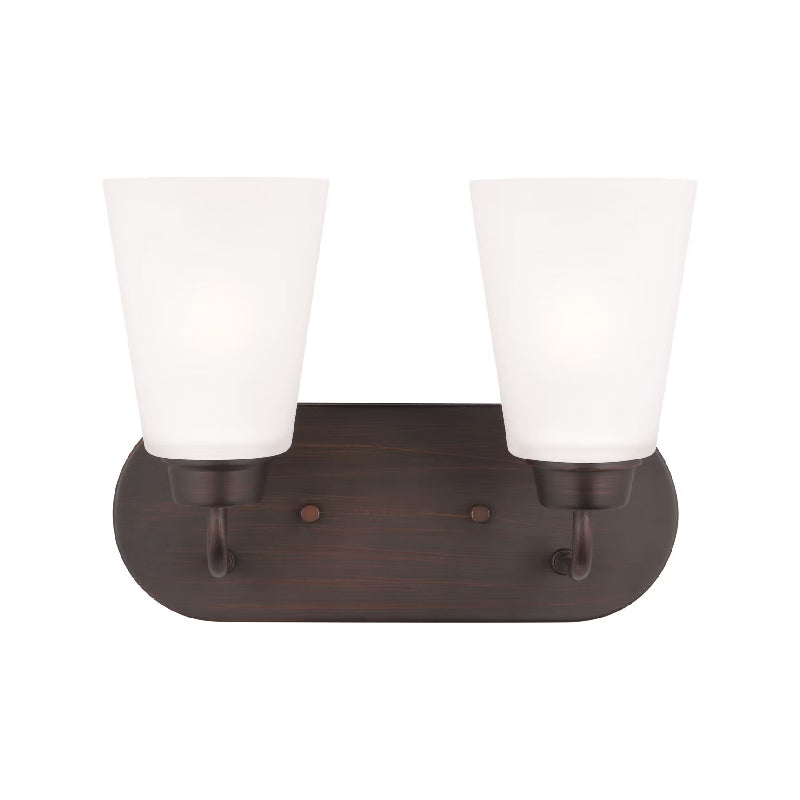 Generation 4415202 Kerrville 2-lt 12" Wall/Bath Light - Bronze