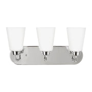 Generation 4415203 Kerrville 3-lt 18" Wall/Bath Sconce - Chrome