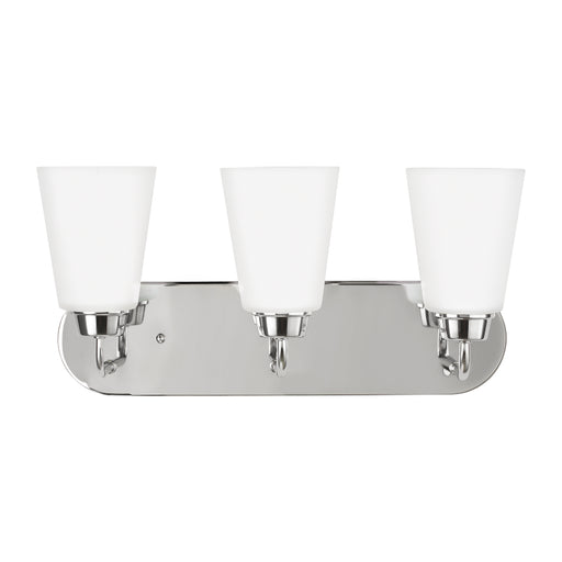Generation 4415203EN3 Kerrville 3-lt 18" LED Wall/Bath Light - Chrome