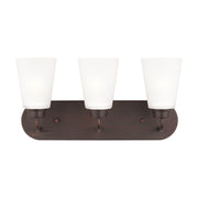 Generation 4415203 Kerrville 3-lt 18" Wall/Bath Sconce - Bronze