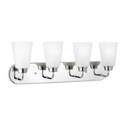 Generation 4415204EN3 Kerrville 4-lt 25" LED Wall/Bath Light - Chrome