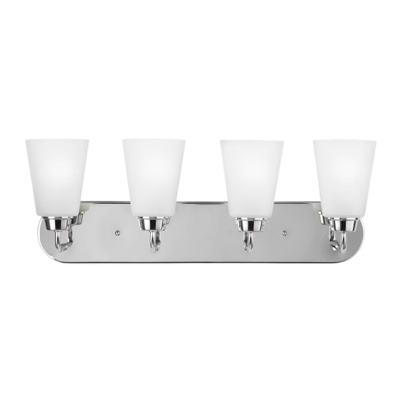 Generation 4415204EN3 Kerrville 4-lt 25" LED Wall/Bath Light