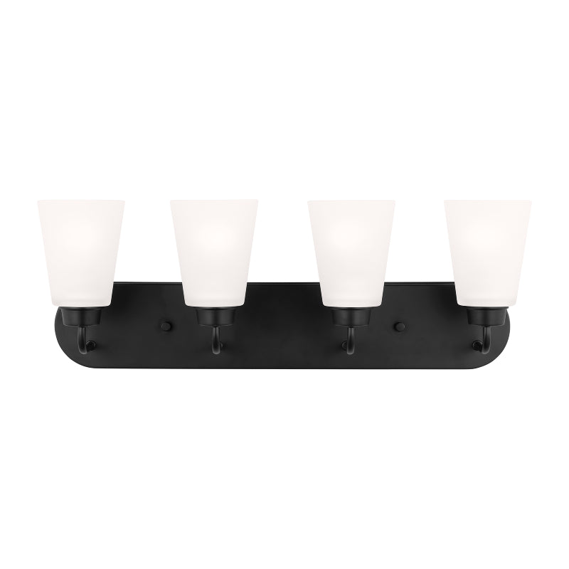 Generation 4415204EN3 Kerrville 4-lt 25" LED Wall/Bath Light