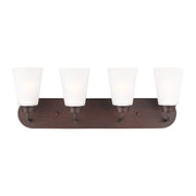 Generation 4415204EN3 Kerrville 4-lt 25" LED Wall/Bath Light