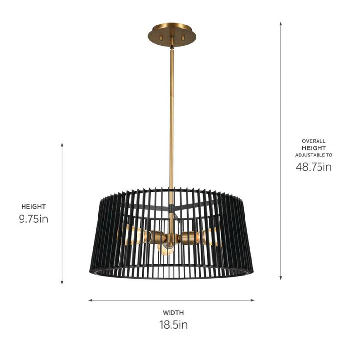 Kichler 44171 Linara 3-lt 19" Pendant