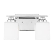 Generation 4420902 Vinton 2-lt 13" Wall/Bath Light - Chrome