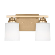 Generation 4420902 Vinton 2-lt 13" Wall/Bath Light - Satin Brass