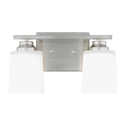 Generation 4420902 Vinton 2-lt 13" Wall/Bath Light - Brushed Nickel
