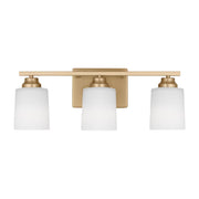 Generation 4420903EN3 Vinton 3-lt 21" LED Wall/Bath Light - Satin Brass