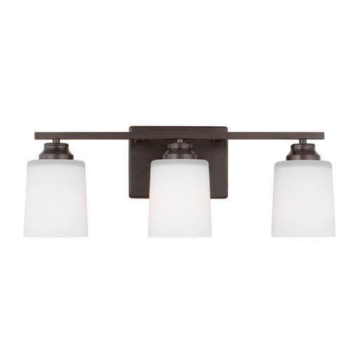 Generation 4420903 Vinton 3-lt 21" Wall/Bath Light - Bronze