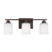 Generation 4420903EN3 Vinton 3-lt 21" LED Wall/Bath Light - Bronze