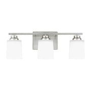 Generation 4420903 Vinton 3-lt 21" Wall/Bath Light - Brushed Nickel