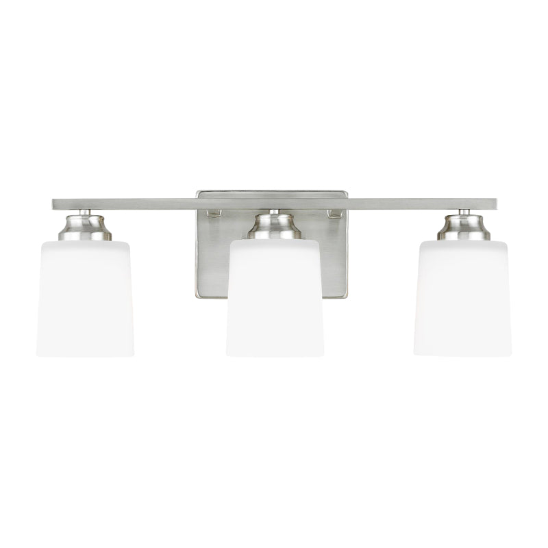 Generation 4420903 Vinton 3-lt 21" Wall/Bath Light - Brushed Nickel