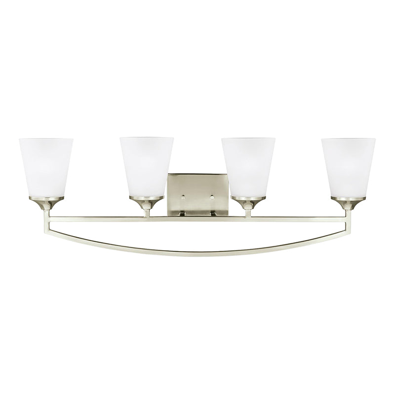 Generation 4424504 Hanford 4-lt 34" Wall/Bath Sconce