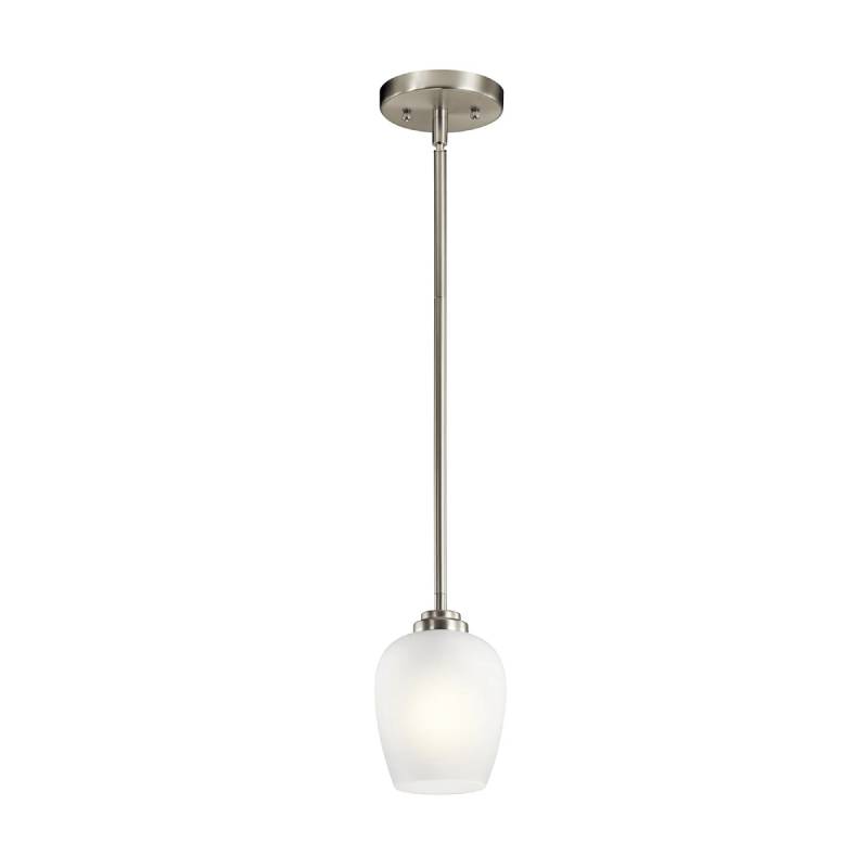 Kichler 44380 Valserrano 1-lt 5" Mini Pendant-Brushed Nickel Satin Etched