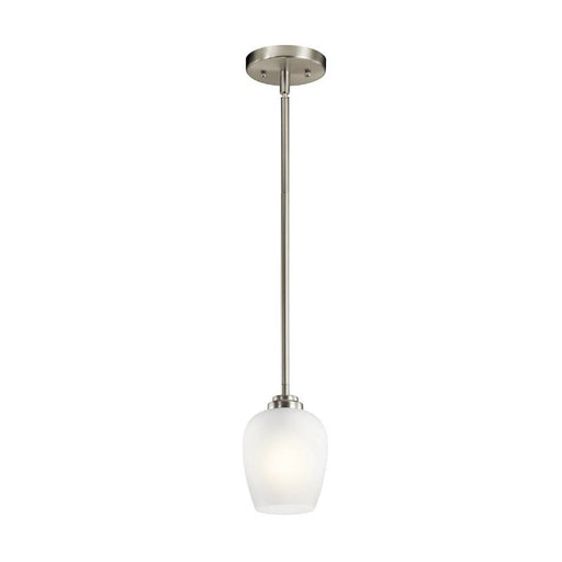 Kichler 44380 Valserrano 1-lt 5" Mini Pendant-Brushed Nickel Satin Etched