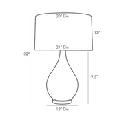 Arteriors 44415 Romy 1-lt 32" Tall Table Lamp