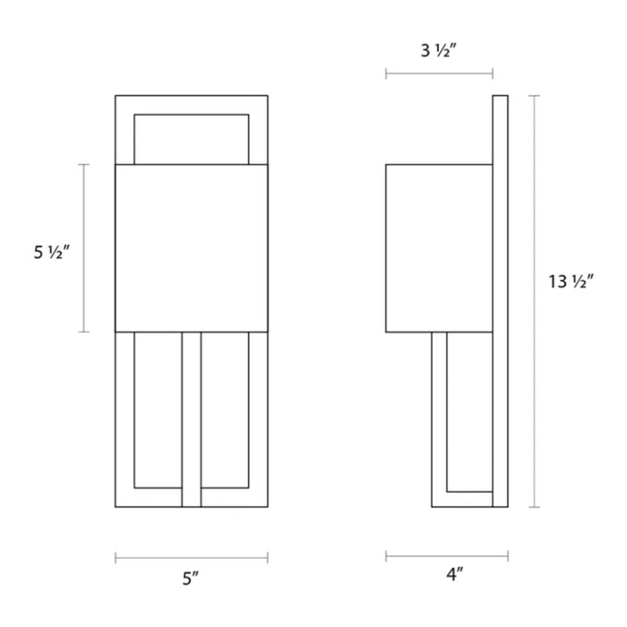 Sonneman 4441 Linea 1-lt 14" Tall Sconce