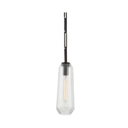Corbett 447-14 Copenhagen 1-lt 5" Pendant-Black Brass