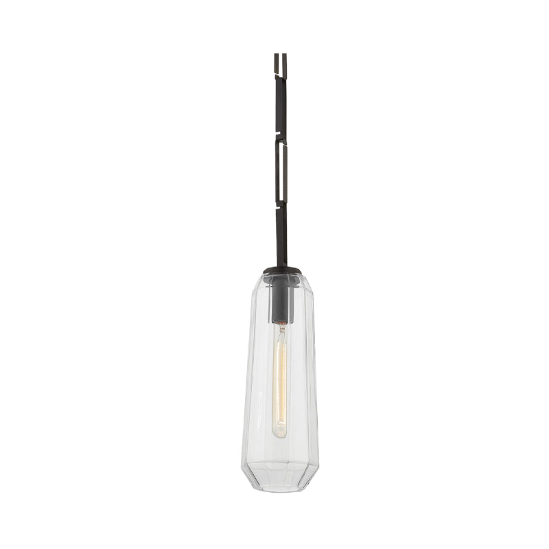Corbett 447-14 Copenhagen 1-lt 5" Pendant-Black Brass