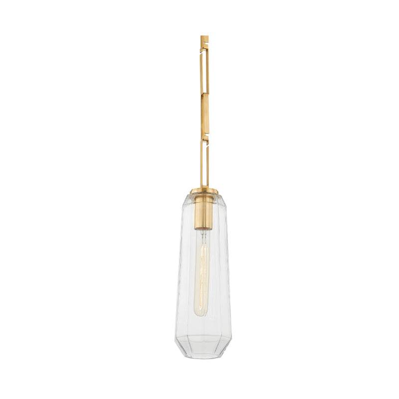 Corbett 447-14 Copenhagen 1-lt 5" Pendant-Vintage Brass