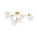 Corbett 450-54 6-lt 54" Semi Flush