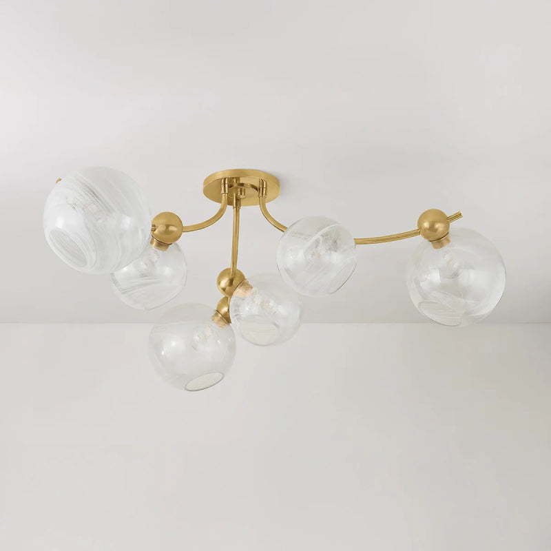 Corbett 450-54 6-lt 54" Semi Flush