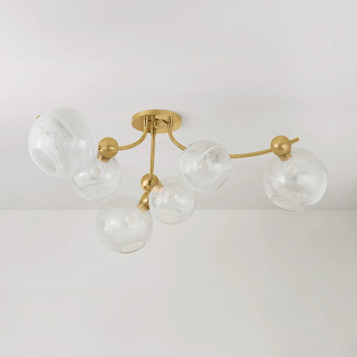Corbett 450-54 6-lt 54" Semi Flush