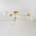 Corbett 450-54 6-lt 54" Semi Flush