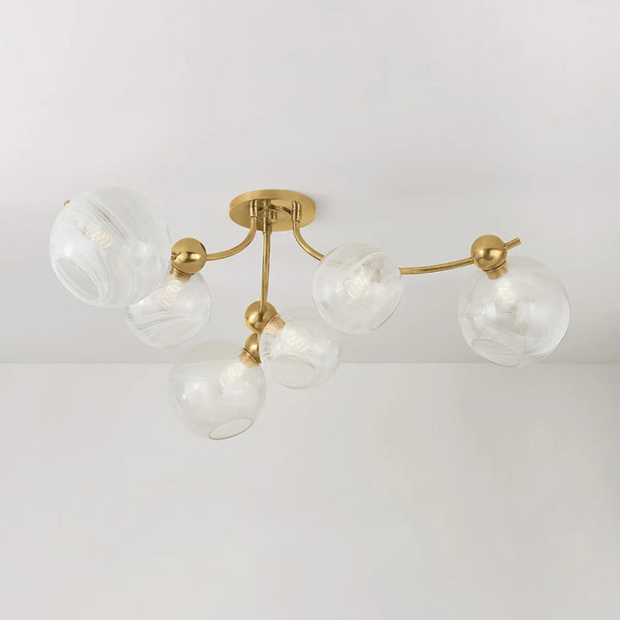 Corbett 450-54 6-lt 54" Semi Flush