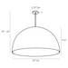 Arteriors 45047 Pascal 1-lt 36" Pendant