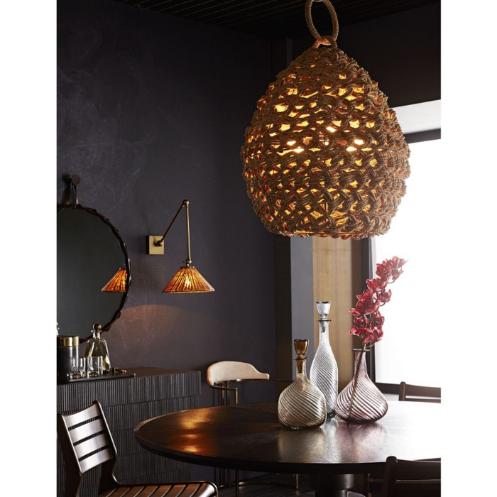 Arteriors 45058 Saxon 3-lt 24" Pendant