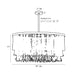 Arteriors 45094 Baja 3-lt 30" Chandelier