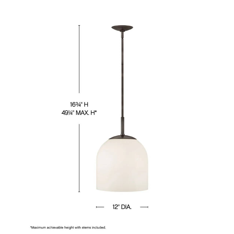 Hinkley 45097 Willa 1-lt 12" LED Pendant