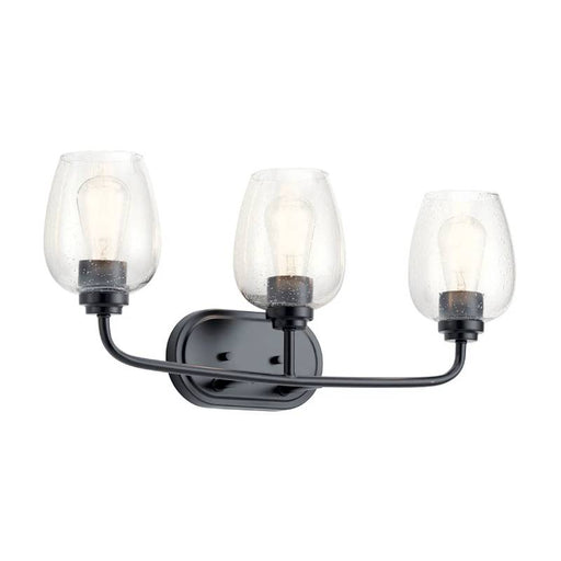 Kichler 45129 Valserrano 3-lt 24" Vanity Light-Black