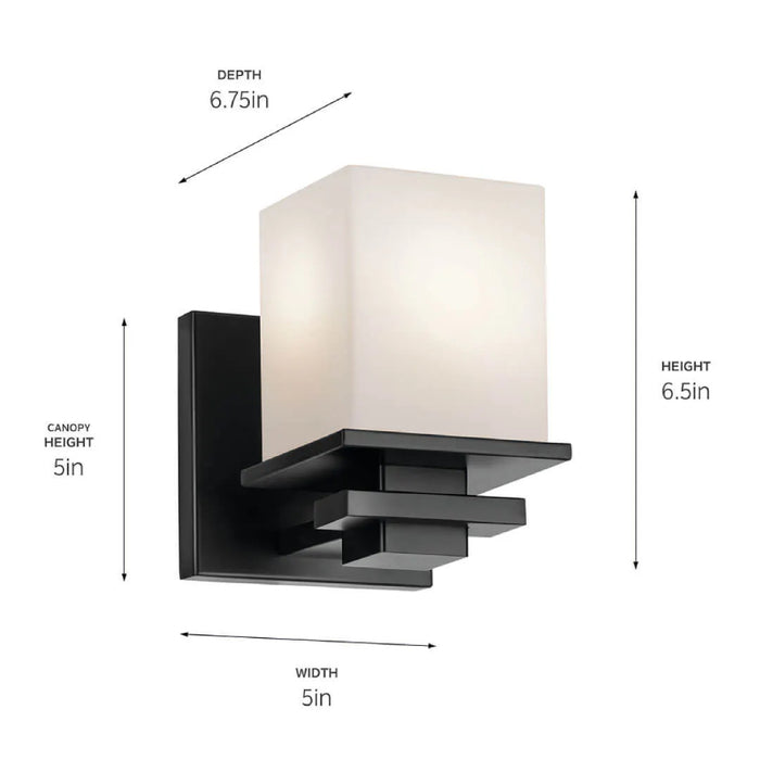 Kichler 45149 Tully 1-lt 7" Tall Wall Sconce