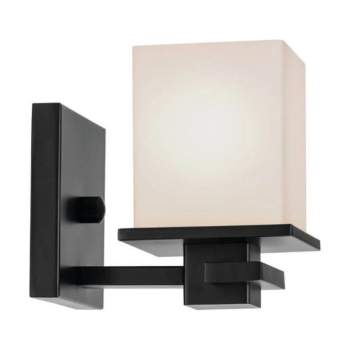 Kichler 45149 Tully 1-lt 7" Tall Wall Sconce-Black