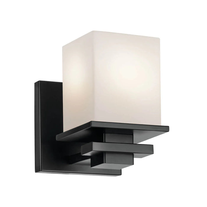 Kichler 45149 Tully 1-lt 7" Tall Wall Sconce-Black