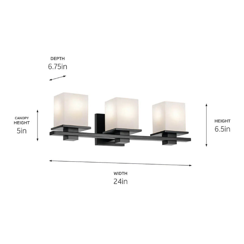 Kichler 45151 Tully 3-lt 24" Vanity Light