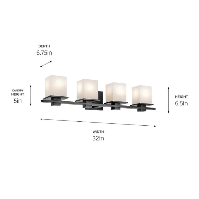 Kichler 45152 Tully 4-lt 32" Vanity Light