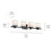 Kichler 45152 Tully 4-lt 32" Vanity Light