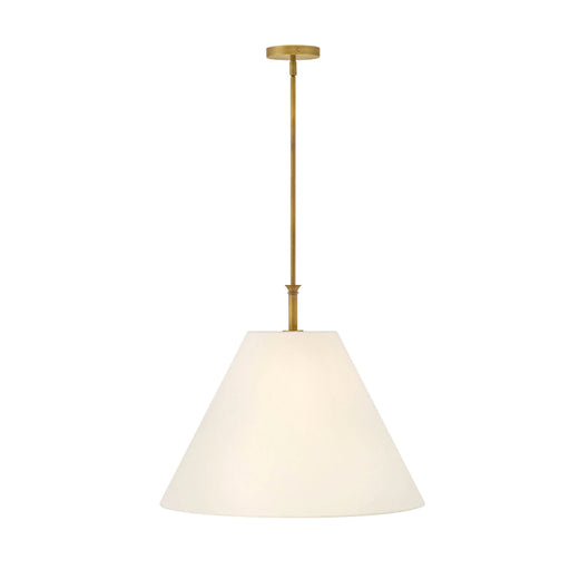 Hinkley 45167 Greta 1-lt 23" LED Pendant-Heritage Brass