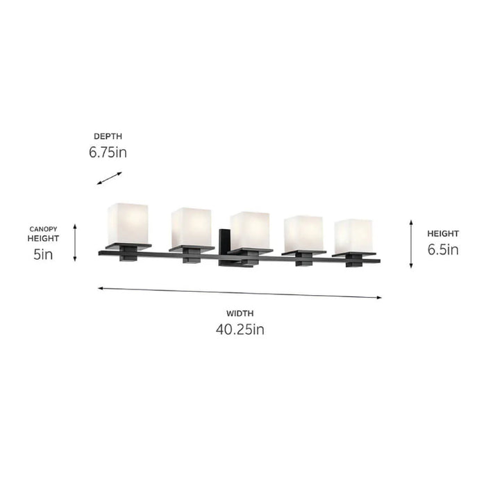 Kichler 45193 Tully 5-lt 40" Vanity Light