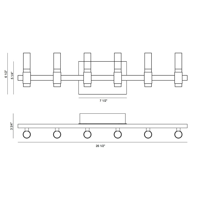Eurofase 45237 Albany 12-lt 27" LED Wall Sconce
