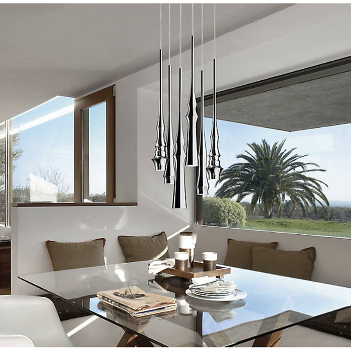 Bover Slend Set 6 Circular 6-lt 21" LED Pendant