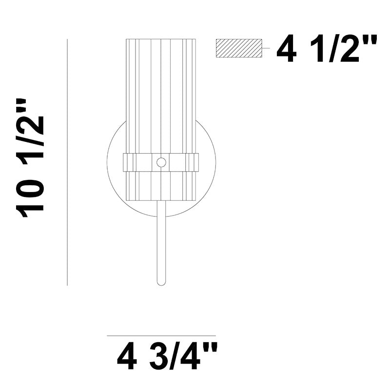Eurofase 45461 Brook 1-lt 11" Vanity Light