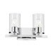 Kichler 45496 Crosby 2-lt 15" Vanity Light-Chrome