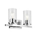 Kichler 45496 Crosby 2-lt 15" Vanity Light-Chrome