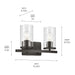 Kichler 45496 Crosby 2-lt 15" Vanity Light